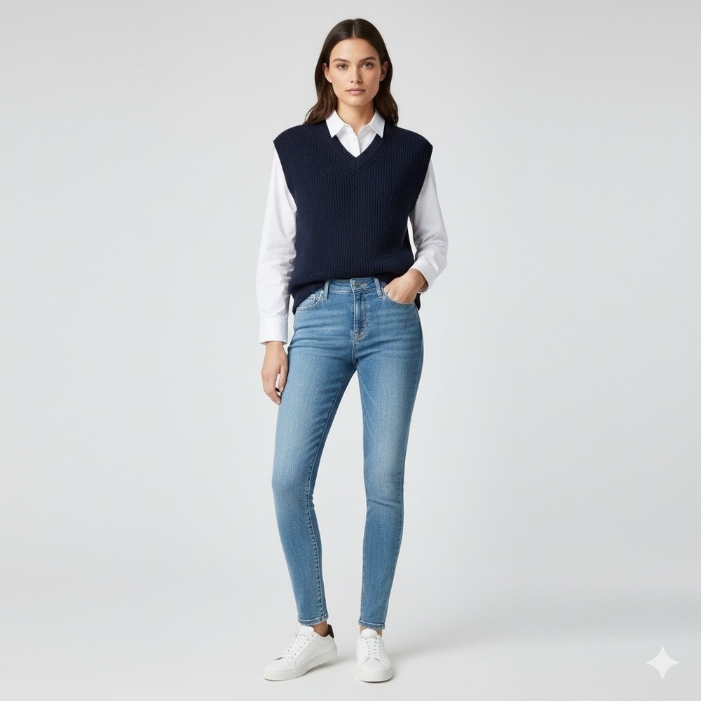 ALLSAINTS Grace Skinny‎ Jeans Women's Blue Denim Size 30